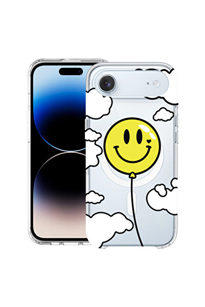bestcase Θήκη MagSafe Anti Shock TPU για Apple iPhone 17 Air, Balloon Smiley,...