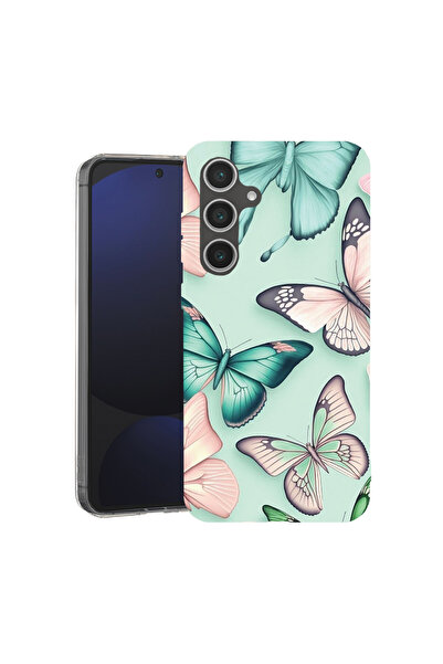 bestcase Carcasă antișoc MagSafe TPU pentru Samsung Galaxy A35, model fluture...