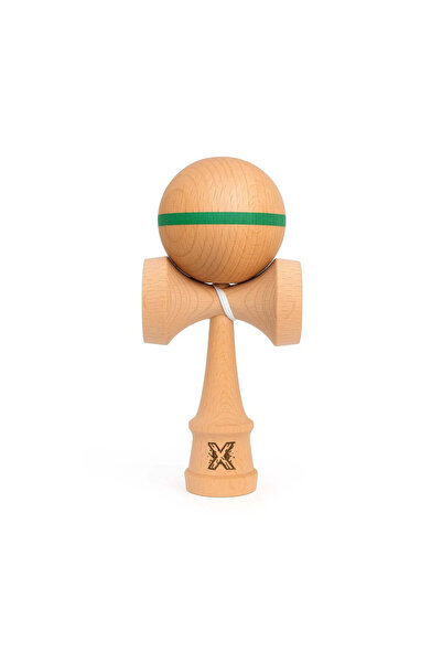 Berbis Kendama X Originala – Jucarie Interactiva din Lemn, 18 cm, Model Maro ...