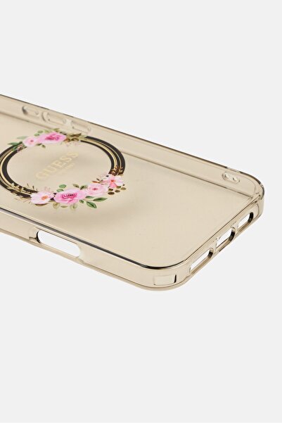 Guess iPhone 16 Pro Max Magsafe Brand Logo Protective Case, Transparent