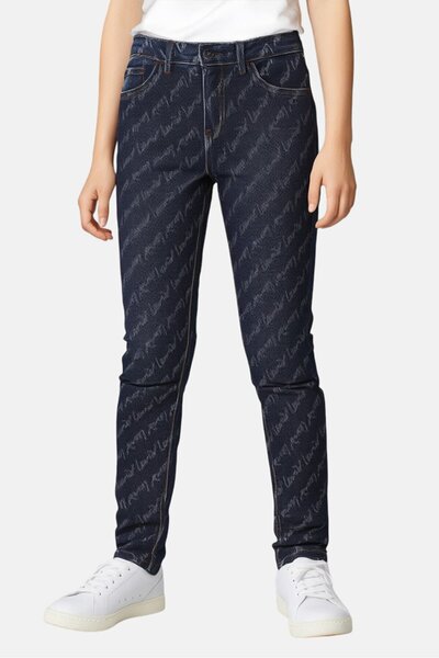 Levi's Kids Girl Skinny Fit Allover Print Jeans, Multicolor