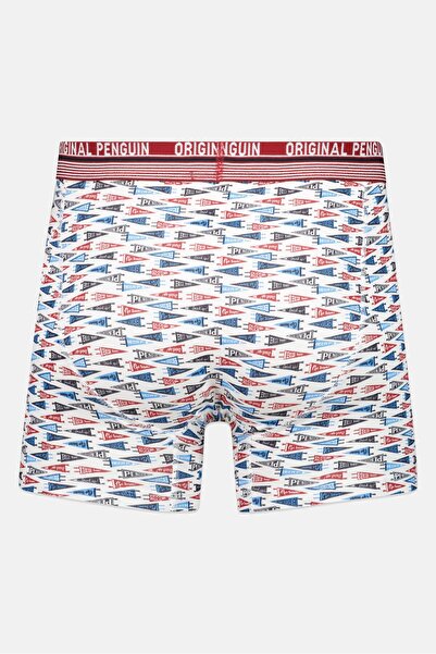 Original Penguin Men 2 Pieces Brand Logo Boxer Briefs, Multicolor