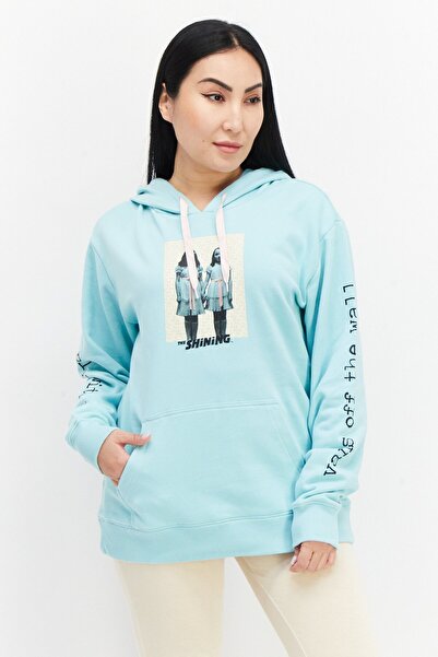 Vans Women Sportswear Fit Long Sleeves Training Sweatshirts, Turquoise