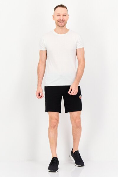 Puma Men Sportswear Fit Brand Logo Outdoor Shorts, Black