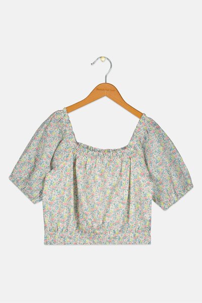 GAP Kids Girl Ditsy Print Top, Multicolor