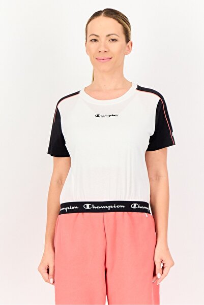 Champion Women Sportswear Fit Short Sleeve Outdoor Crop Top, Multicolor