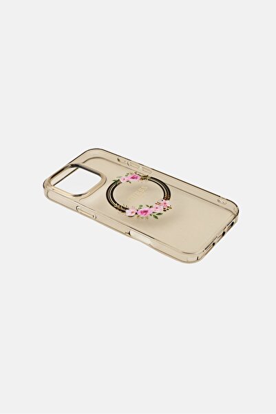 Guess iPhone 16 Pro Max Magsafe Brand Logo Protective Case, Transparent