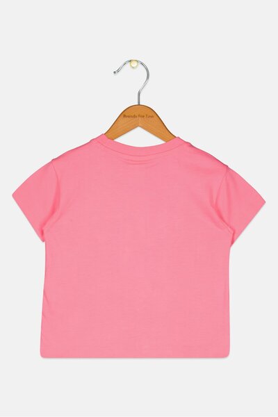 Champion Toddlers Girl Sportswear Fit Short Sleeve Outdoor T-Shirt, Pink