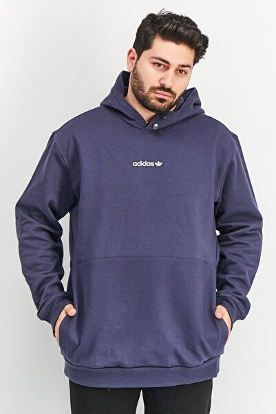 adidas Men Sportswear Fit Long Sleeves Adibreak Hoody Sweatshirt, Shadow Navy