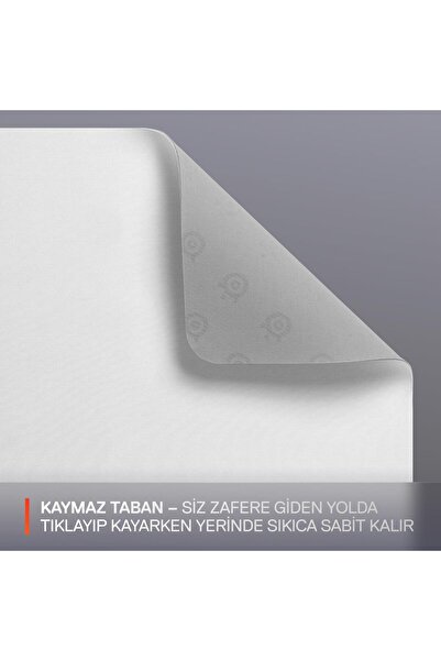 SteelSeries QcK Large Gaming Oyuncu Mouse Pad - Beyaz
