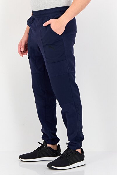 Puma Men Sportswear Fit Running Sweatpants, Navy Blue