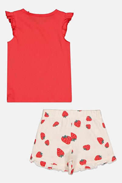 English Laundry Toddlers Girl 2 Piece Graphic Print T-Shirt And Shorts, Multicolor