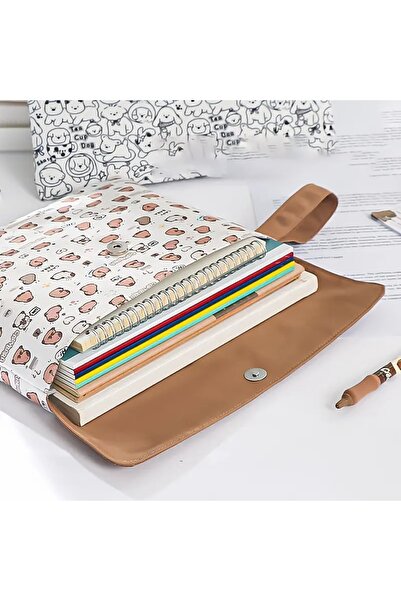 GlassySKY Cute Dog Themed Oxford Cloth Storage Bag,School Office Work Organizer Briefcase