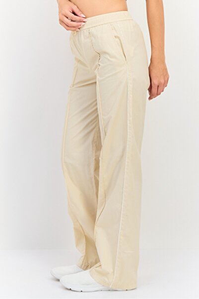 Don't Call Me Jennyfer Women Regular Fit Plain Straight Pants, Beige