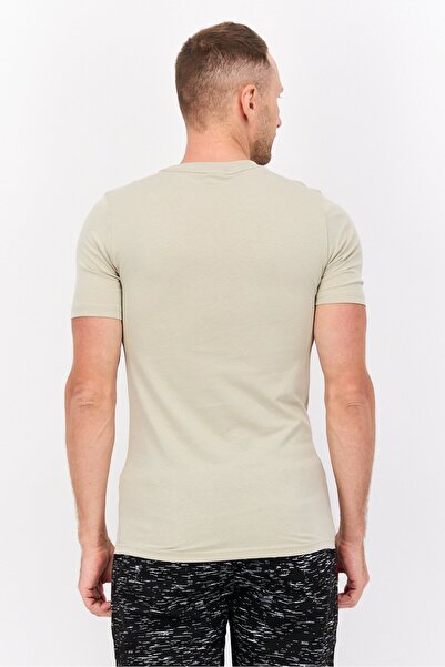 Puma Men Sportswear Fit Short Sleeve Outdoor T Shirt, Chalk