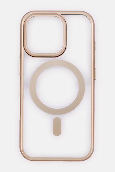 Levelo iPhone 16 Pro Elio PC Case With Camera Ring Stand, Gold