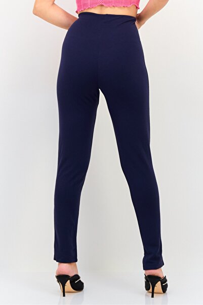 MOHITO Women Skinny Fit Solid Pants, Navy