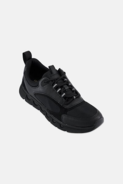 Geox Women D Spherica Ecub Lace Up Casual Shoes, Black