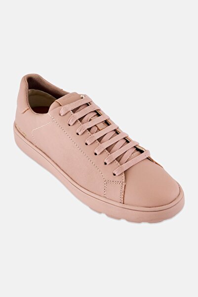 Geox Women Sperica Ecub Lace Up Casual Shoes, Nude