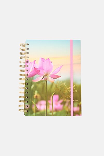 Paperbuzz كن نورًا للجميع، انظر دفتر ملاحظات مطبوع عليه زهور، متعدد الألوان