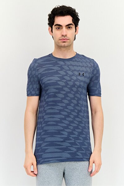 Under Armour تي شيرت تدريب رجالي بأكمام قصيرة، متعدد الألوان