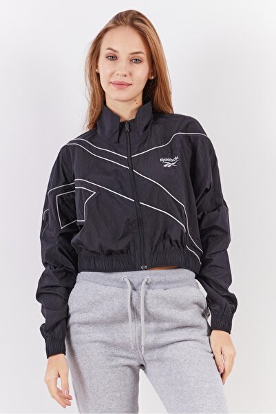 Reebok Women Sportwear Fit Outdoor Cropped Sweatshirt, Black