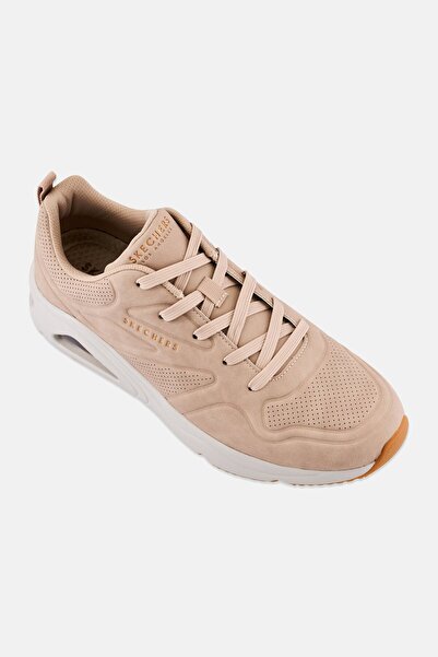 SKECHERS Men Tres-Air Uno Lace Up Outdoor Shoes, Beige