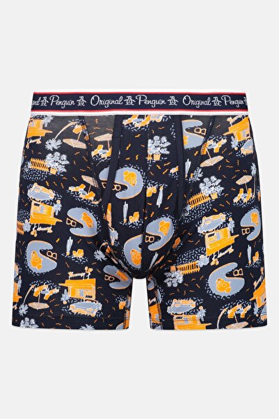 Original Penguin Men 2 Pieces Allover Print Boxer Briefs, Multicolor