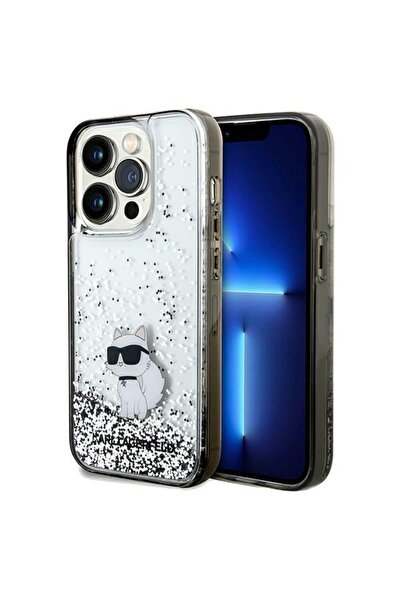 Karl Lagerfeld Carcasă pentru iPhone 14 Pro Max, carcasă rigidă cu sclipici l...