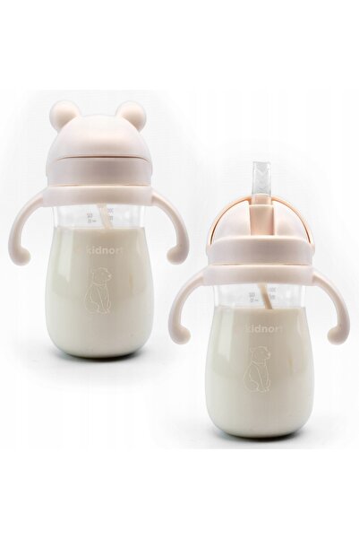 Kidnort Sticluta de apa din tritan pentru copii, Kindnort Bringebaer, sterili...