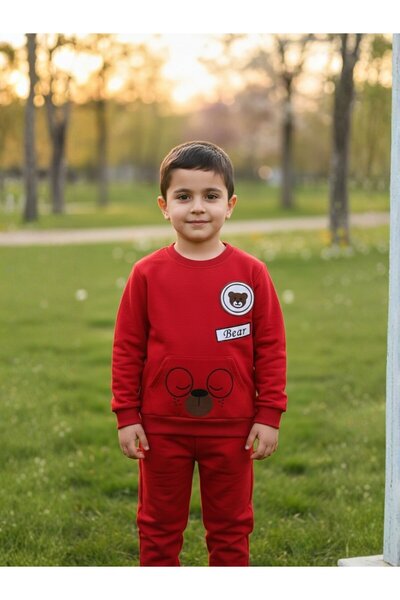 Yalçınoğlu Kids 1-4 Years Old Baby Children's Daily 2-Piece Seasonal Set | Sw...