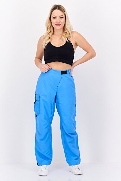 adidas Women Sportswear Fit Embroidered Logo Training Track Pants, Blue