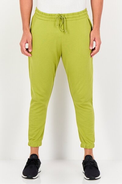 Levi's Men Regular Fit Brand Logo Sweatpants, Olive