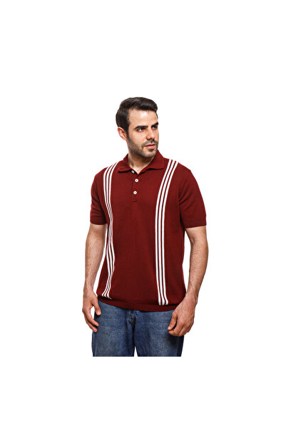 COUP Men Woven Poloshirt With Short Sleeves