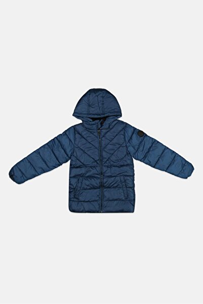 Perry Ellis Kids Boy Quilted Puffer Jacket, Navy