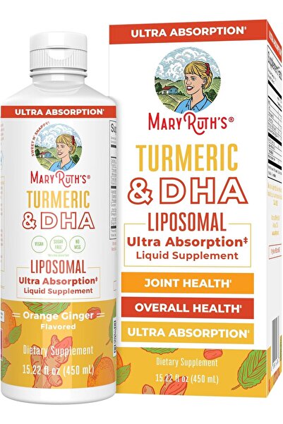 Maryruth's فيتامين ماري روث أورجانيكس السائل بالكركم وحمض الدوكوساهيكسانويك |...