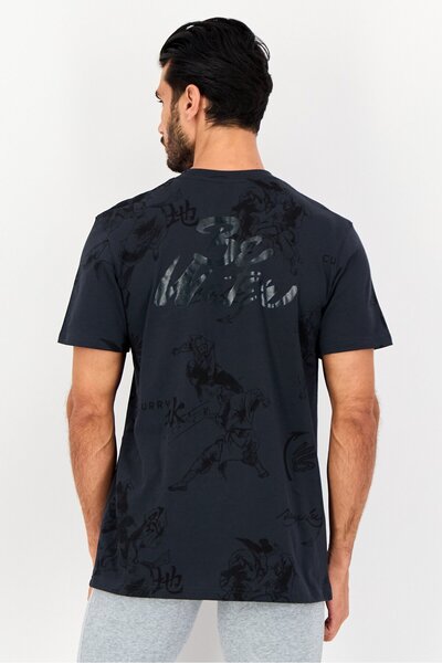 Under Armour Curry x Men Loose Fit Short Sleeves Outdoor T-shirt, Grey