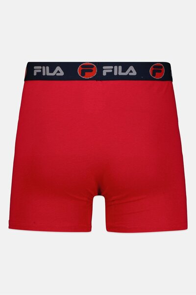 FILA بوكسر رجالي بشعار العلامة التجارية، 4 قطع، متعدد الألوان