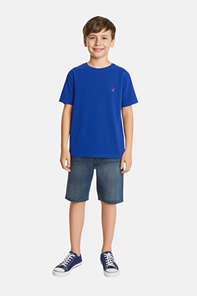 Nautica تيشيرتات أطفال للأولاد، قطعتين، برقبة دائرية، وشعار العلامة التجارية،...