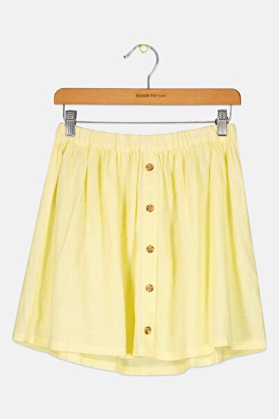 GAP Kids Girl Plain Skirt, Light Yellow