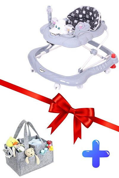 Jusso Vak Vak Stoperli Müzikli Yürüteç (BEBEK BAKIM ÇANTASI HEDİYELİ)