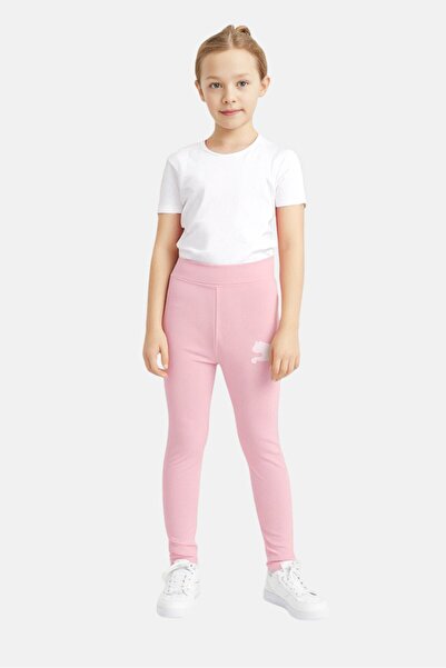Puma Kids Girl Sportswear Fit Brand Logo Training Sweatpants, Pink