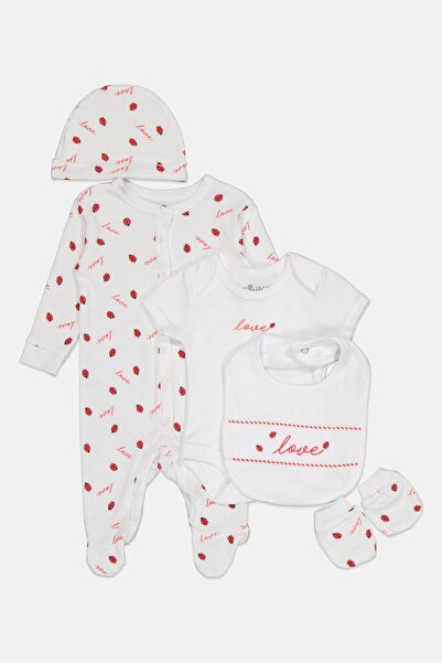 Lily & Jack طقم هدايا ملابس داخلية للبنات الصغار، مكون من 5 قطع، مطبوع بالكام...