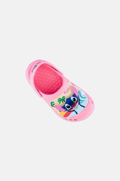 Disney Kids Girl Lilo And Stitch Slingback Clogs, Pink