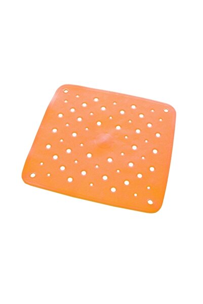 OEM Anti-slip shower mat IS0756, Rubber, 51 x 51 cm, Orange