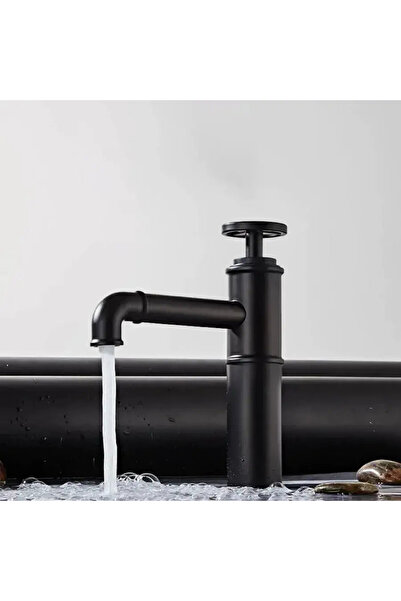 KORMAN TECHNIK Baterie Lavoar, Alama Sanitara, Negru, OD3005