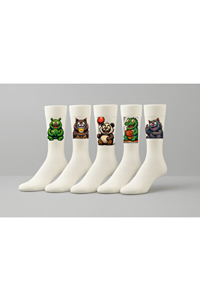 DreamySteps 5'li Paket Avantajı | Kişiye Özel Baskılı Çorap | Unisex Tasarım ...