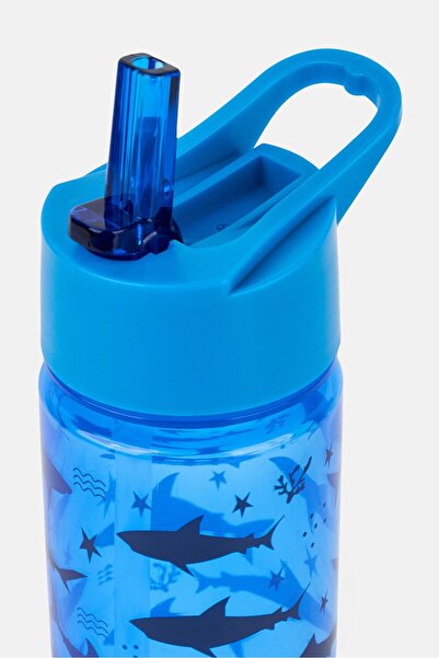 Joe Boxer Kids Graphic Print Water Bottle 300ml, Blue