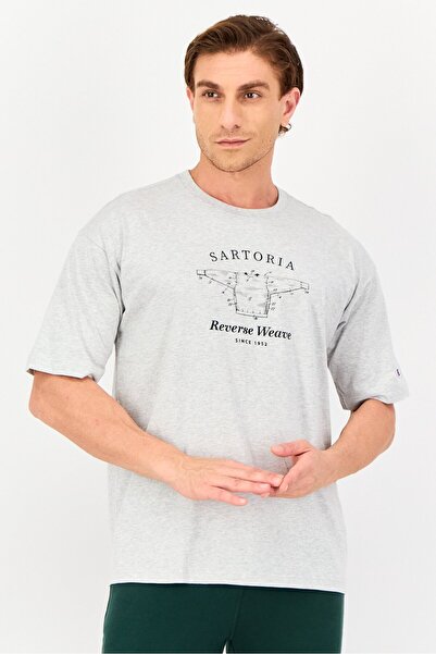 Champion Men Sportswear Fit Short Sleeve Outdoor T-Shirt, Grey