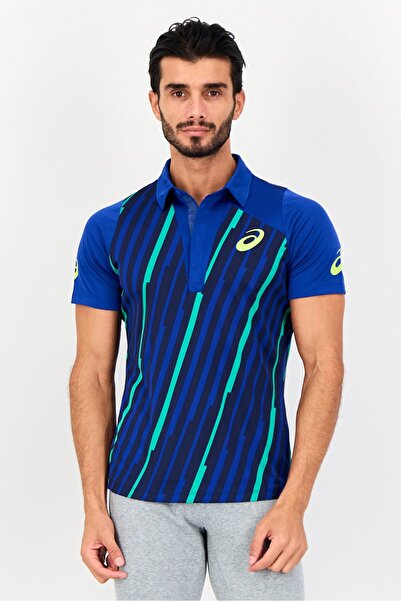 Asics Men Sportswear Fit Short Sleeve Tennis Polo Shirt, Multicolor